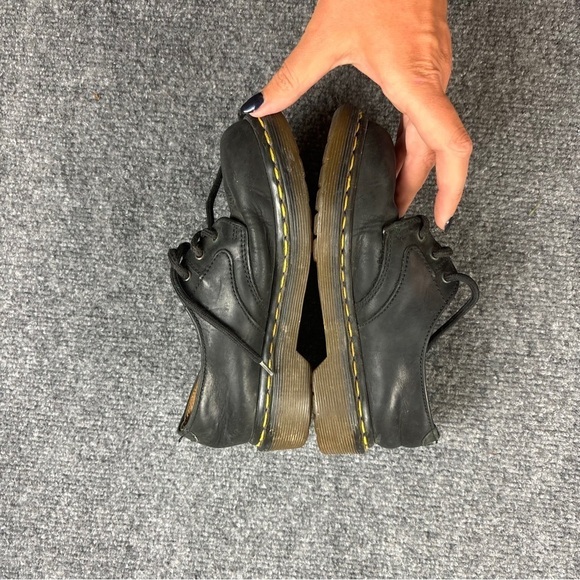 DR MARTENS Kids MADE IN ENGLAND Black Leather Lace Up Oxfords size: 1 - Picture 4 of 10